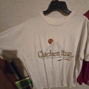 White Chichen Itza Graphic T-Shirt